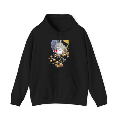 My Neighbor Totoro with Flowers Hoodie – 100% Cotton Studio Ghibli Floral Anime Hoodie