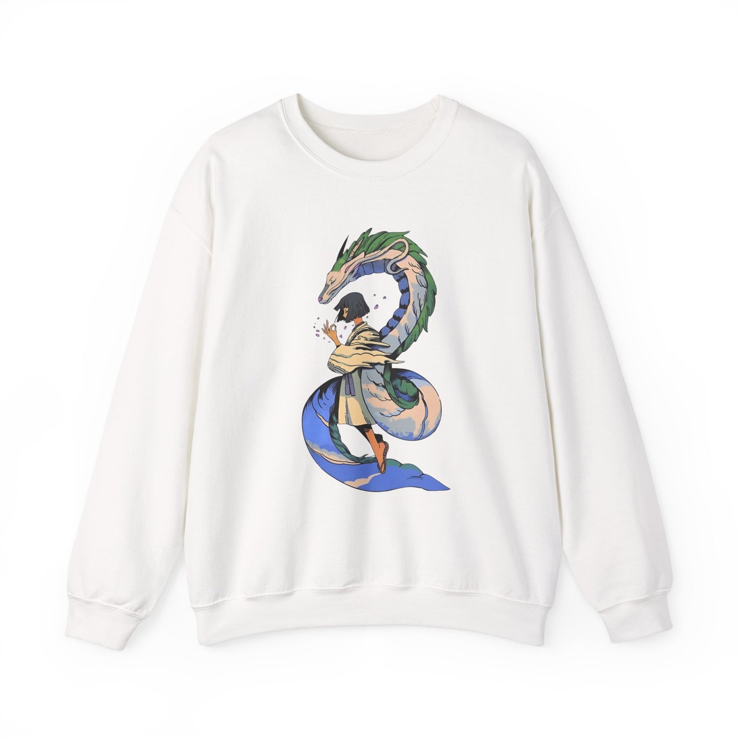 Haku Spirited Away Sweatshirt – 100% Cotton Studio Ghibli Anime Pullover