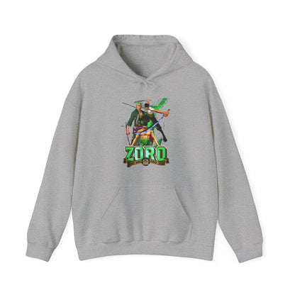 Roronoa Zoro Sword Hoodie – 100% Cotton One Piece Anime Hoodie for Zoro Fans