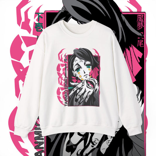 Enmu Demon Slayer Cotton Sweatshirt | Anime Villain Art Pullover