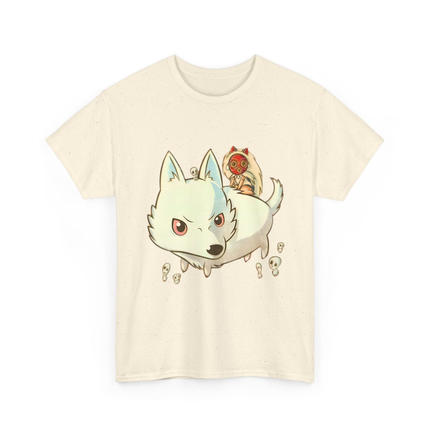 Princess Mononoke Chibi T-Shirt | 100% Cotton Studio Ghibli Cute Anime Tee