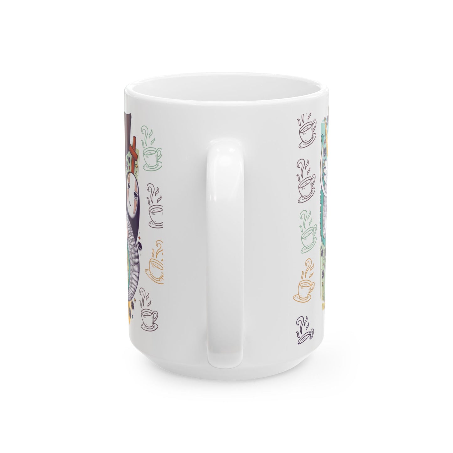 Spirited Away Mug – Studio Ghibli Coffee Cup 11oz & 15oz – Anime Gift Featuring Chihiro & Haku