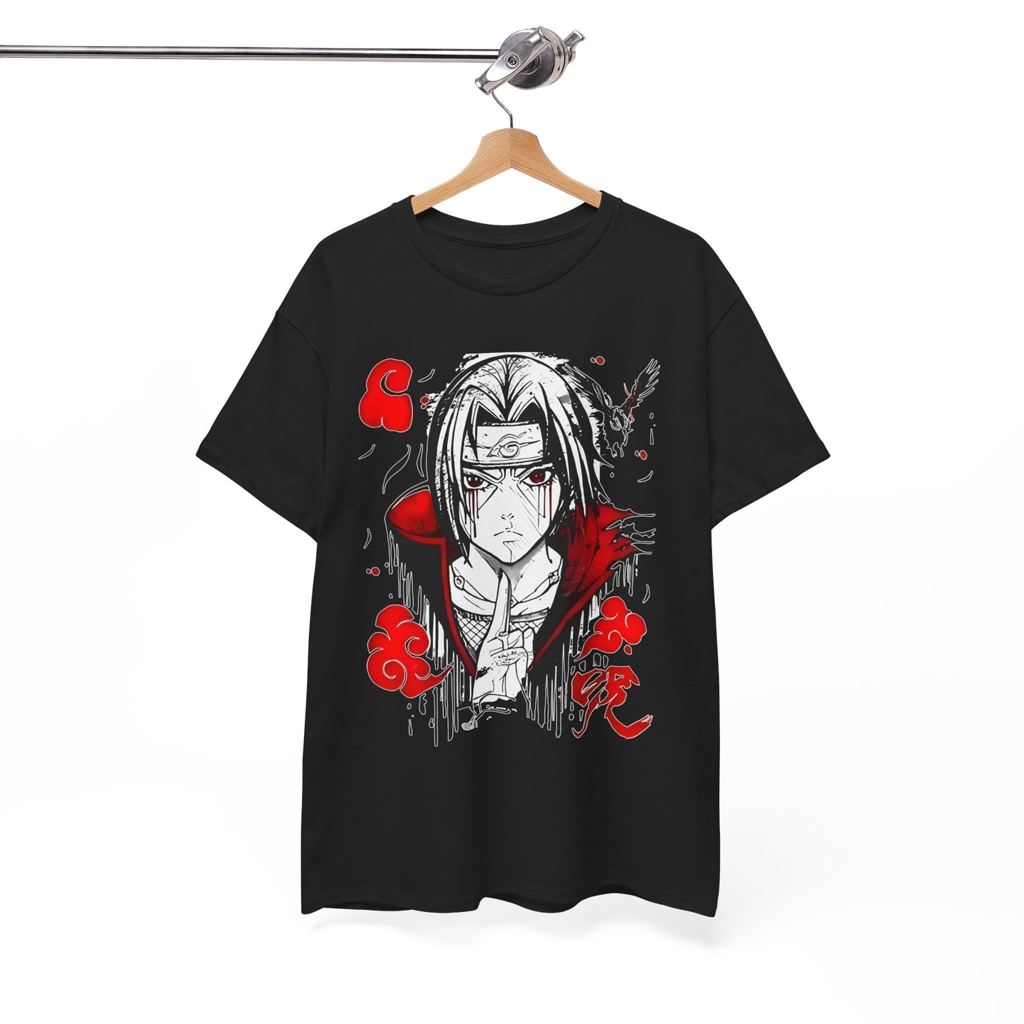 Itachi Uchiha Naruto Graphic Tee 100% Cotton Anime Shirt