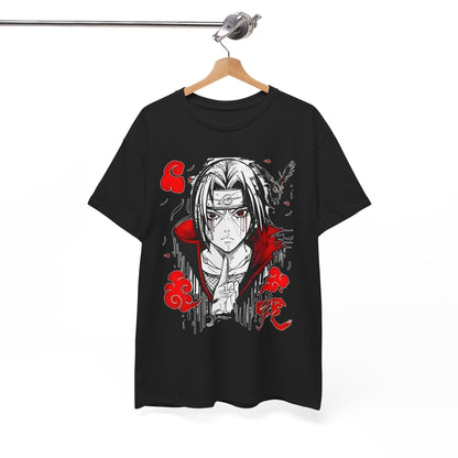 Itachi Uchiha Naruto Graphic Tee 100% Cotton Anime Shirt