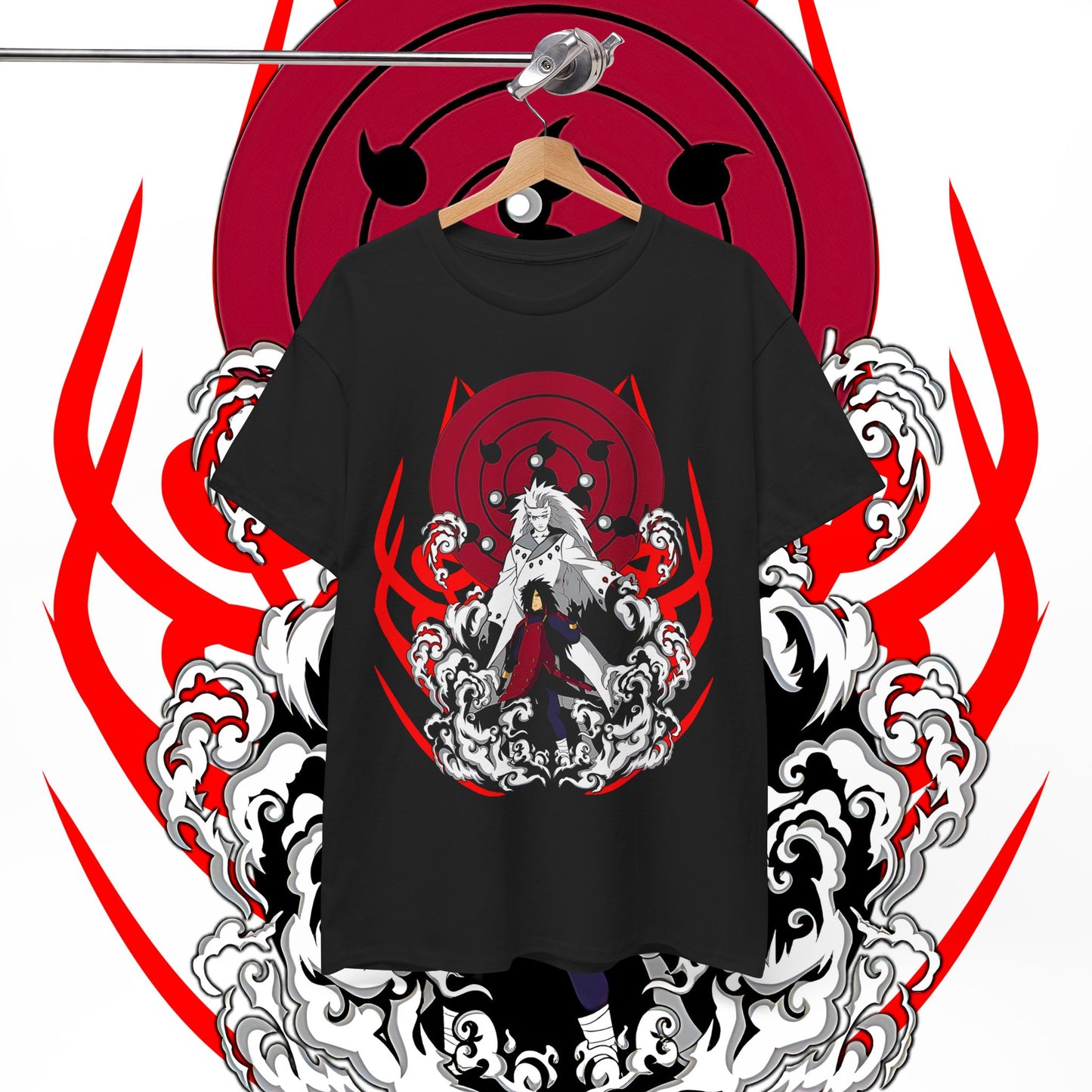 Madara Uchiha Naruto Shirt – Premium 100% Cotton Anime Tee