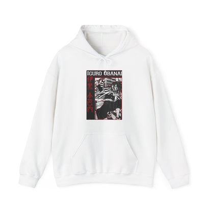 Iguro Obanai Demon Slayer Hoodie – 100% Cotton Anime Hoodie Featuring the Serpent Hashira