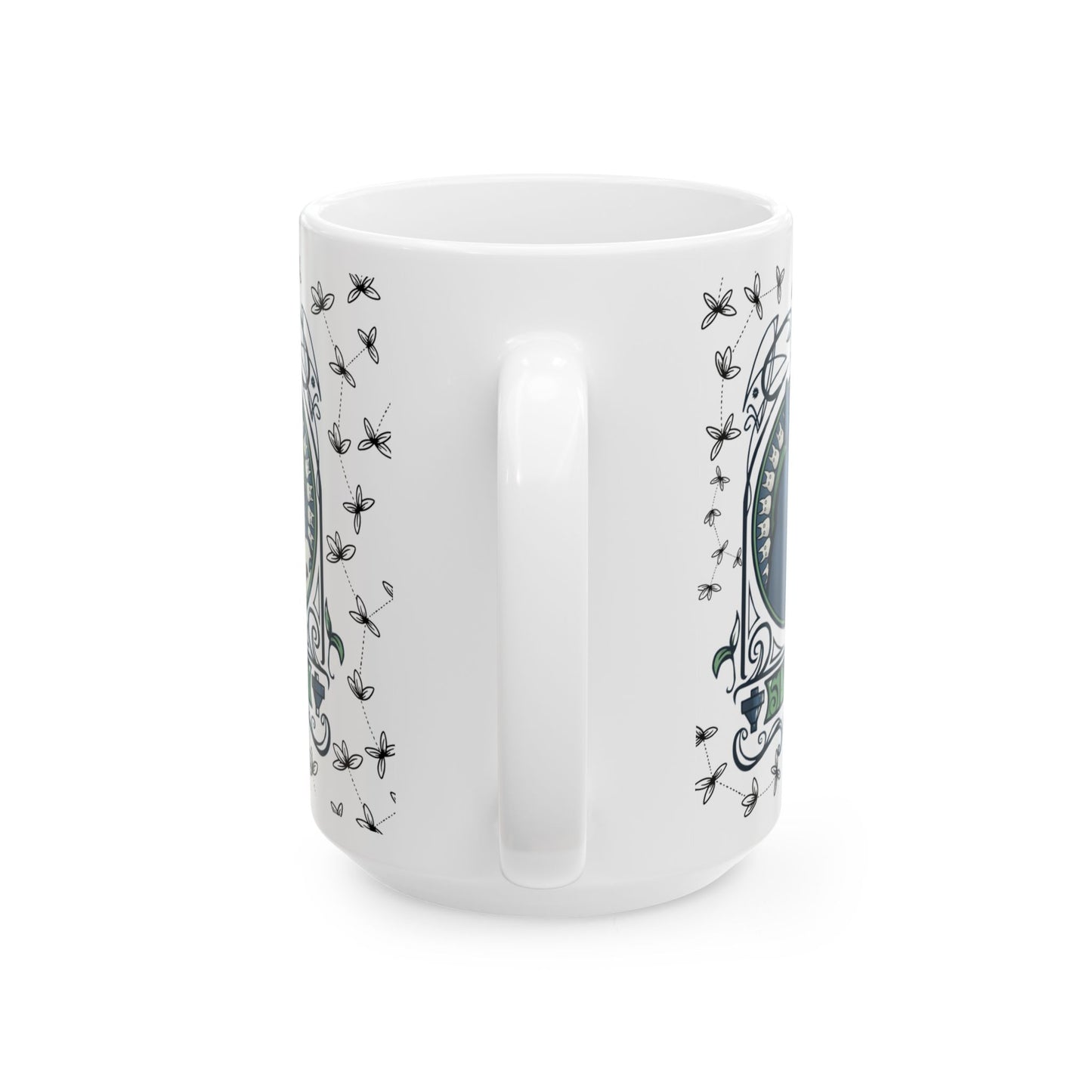 Totoro Spirited Ghibli Mug – 11oz & 15oz Ceramic Cup – Studio Ghibli Anime Coffee Gift