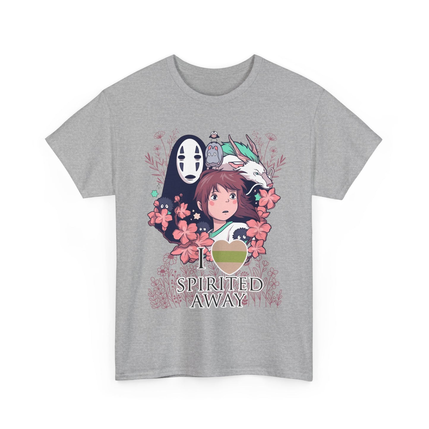 Spirited Away T-Shirt 100% Cotton Studio Ghibli Anime Tee