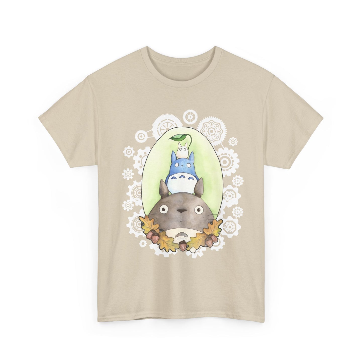 My Neighbor Totoro Sweet T-Shirt 100% Cotton Studio Ghibli Anime Tee