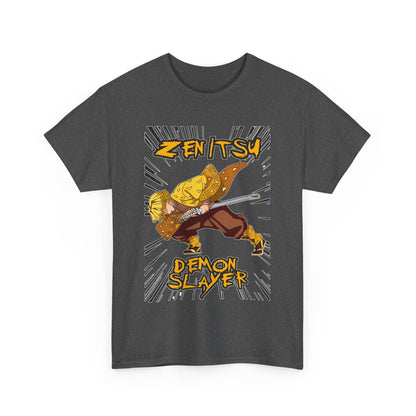 Zenitsu Agatsuma T-Shirt – 100% Cotton Demon Slayer Anime Shirt