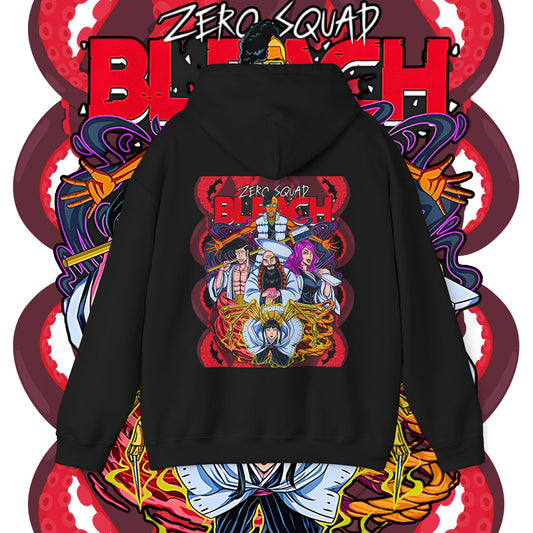 Zero Squad Bleach Back Print Hoodie 100% Cotton