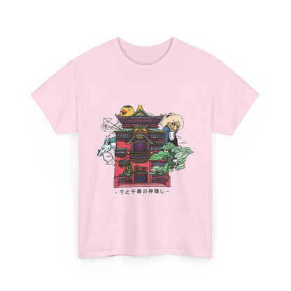 Spirited Away Castle T-Shirt 100% Cotton | Studio Ghibli Anime Tee