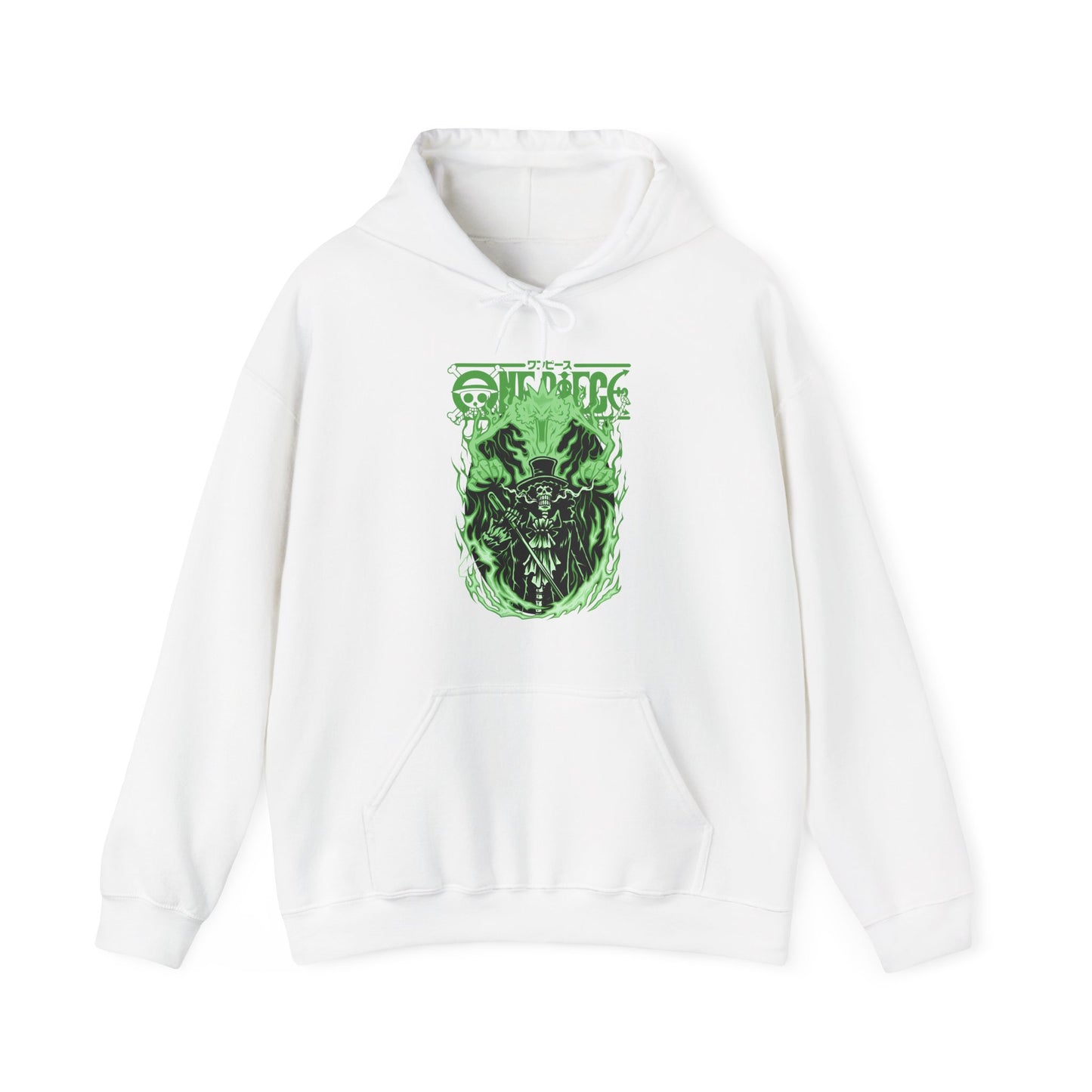 Brook One Piece Hoodie – 100% Cotton Anime Hooded Sweatshirt for Soul King Fans