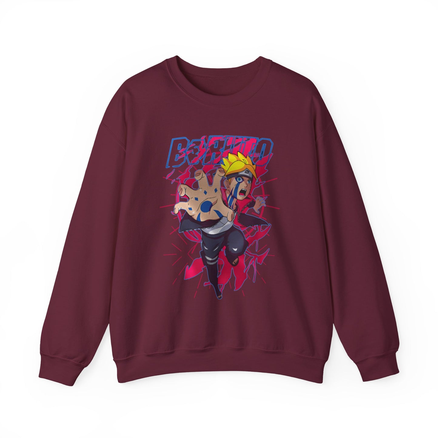 Boruto Naruto Next Generations Sweatshirt – 100% Cotton Anime Pullover for Boruto Fans