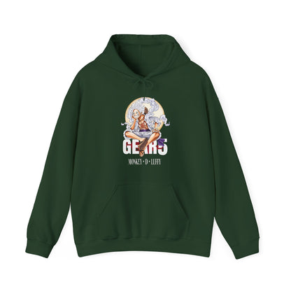 Monkey D. Luffy Gear 5 Hoodie – 100% Cotton One Piece Anime Hoodie