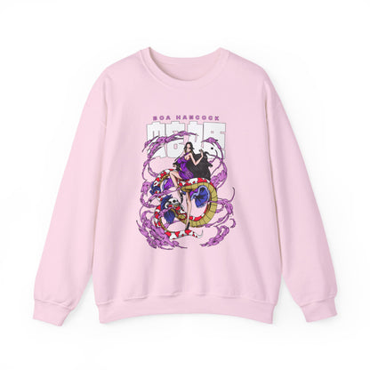Boa Hancock Sweatshirt – 100% Cotton One Piece Anime Pullover for Fans