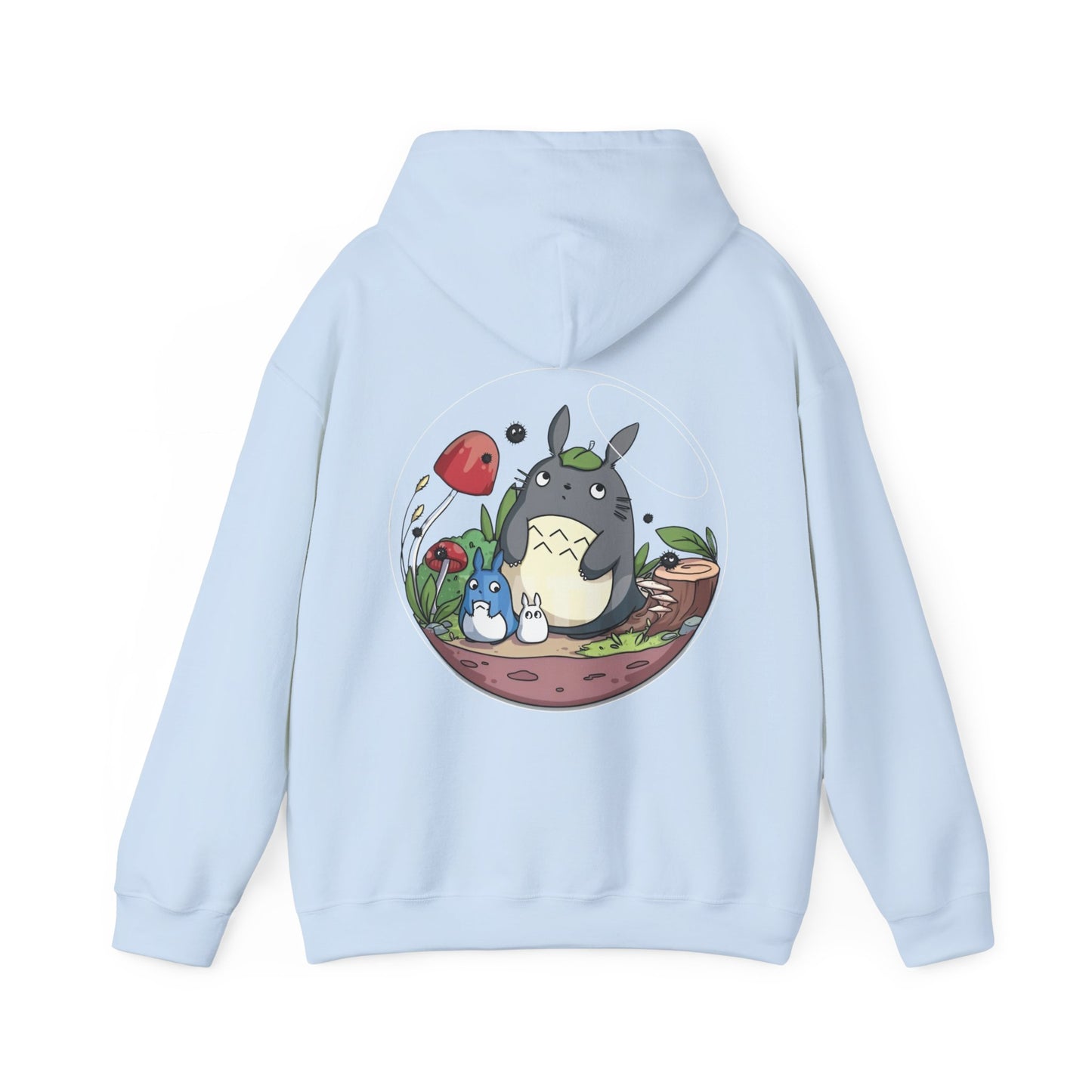 Totoro in a Bubble Hoodie | Studio Ghibli 100% Cotton Back Print Sweatshirt