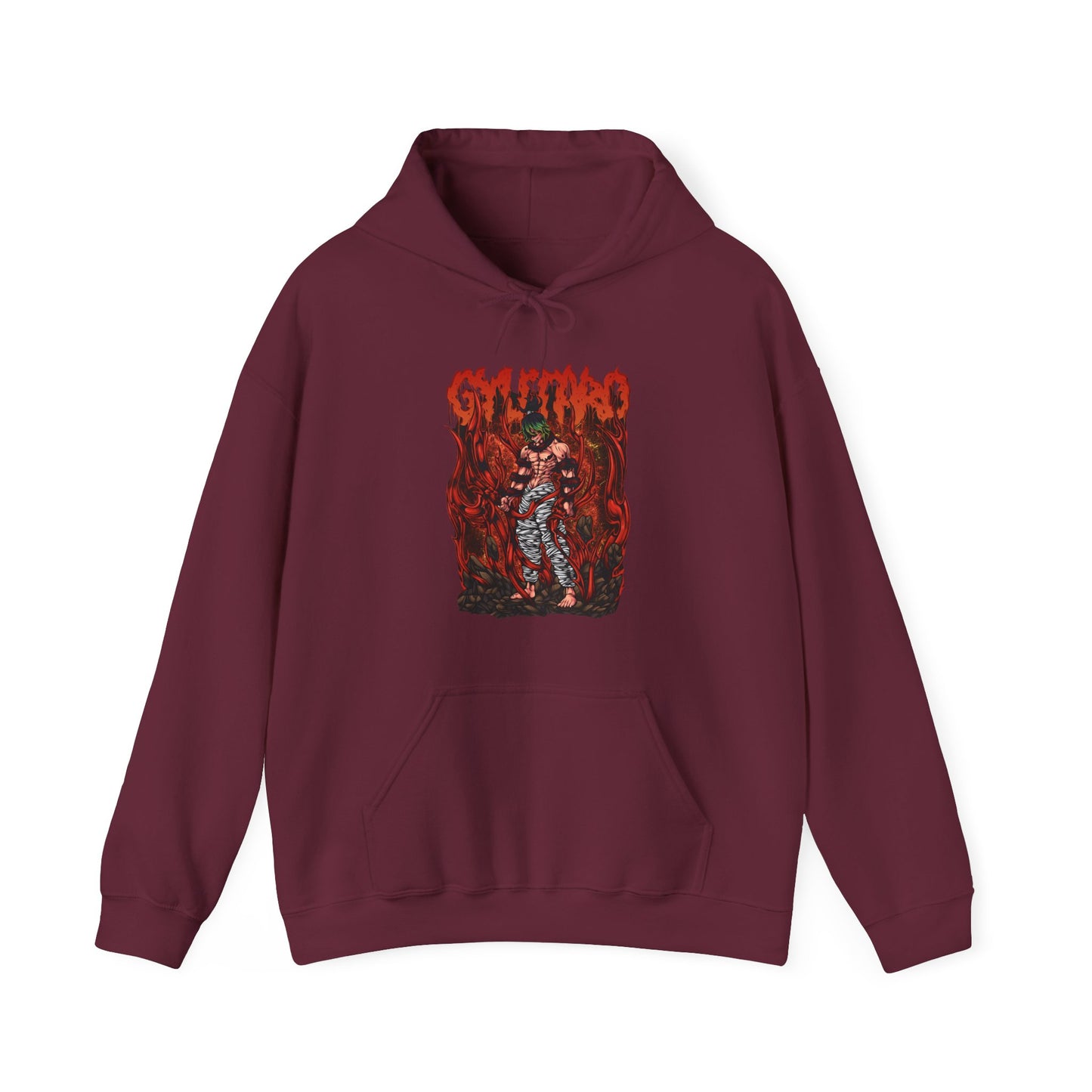 Gyutaro Demon Slayer Hoodie – 100% Cotton Anime Hoodie for Upper Moon Six Fans