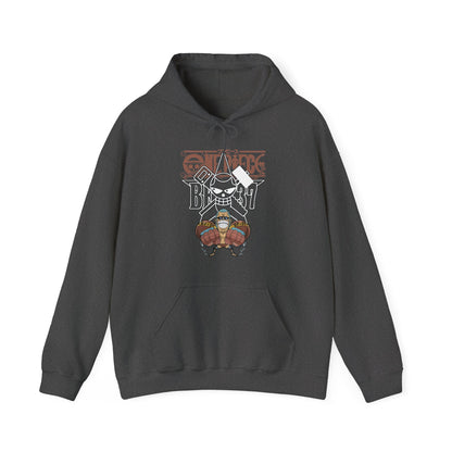 Franky One Piece Hoodie – 100% Cotton Anime Pullover for Straw Hat Fans