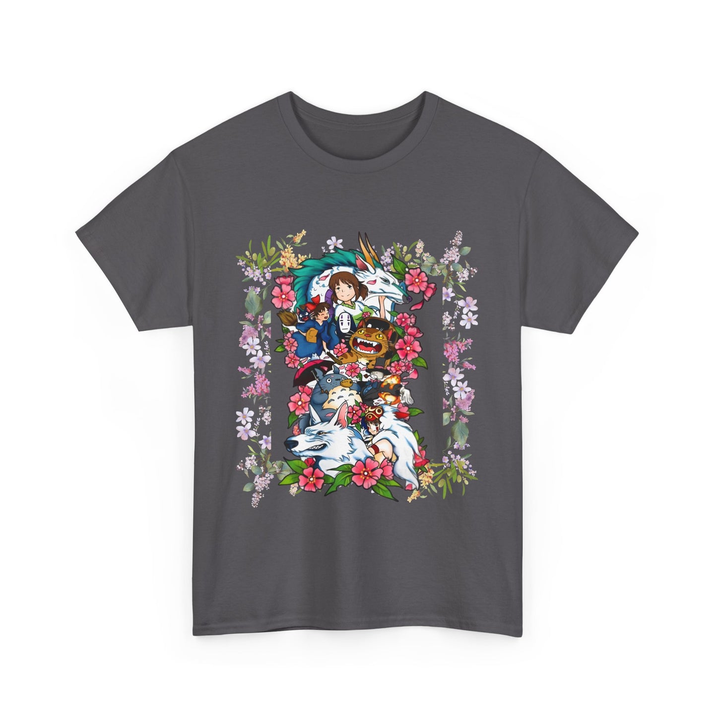 Ghibli Characters T-Shirt – 100% Cotton Anime Shirt for Studio Ghibli Fans