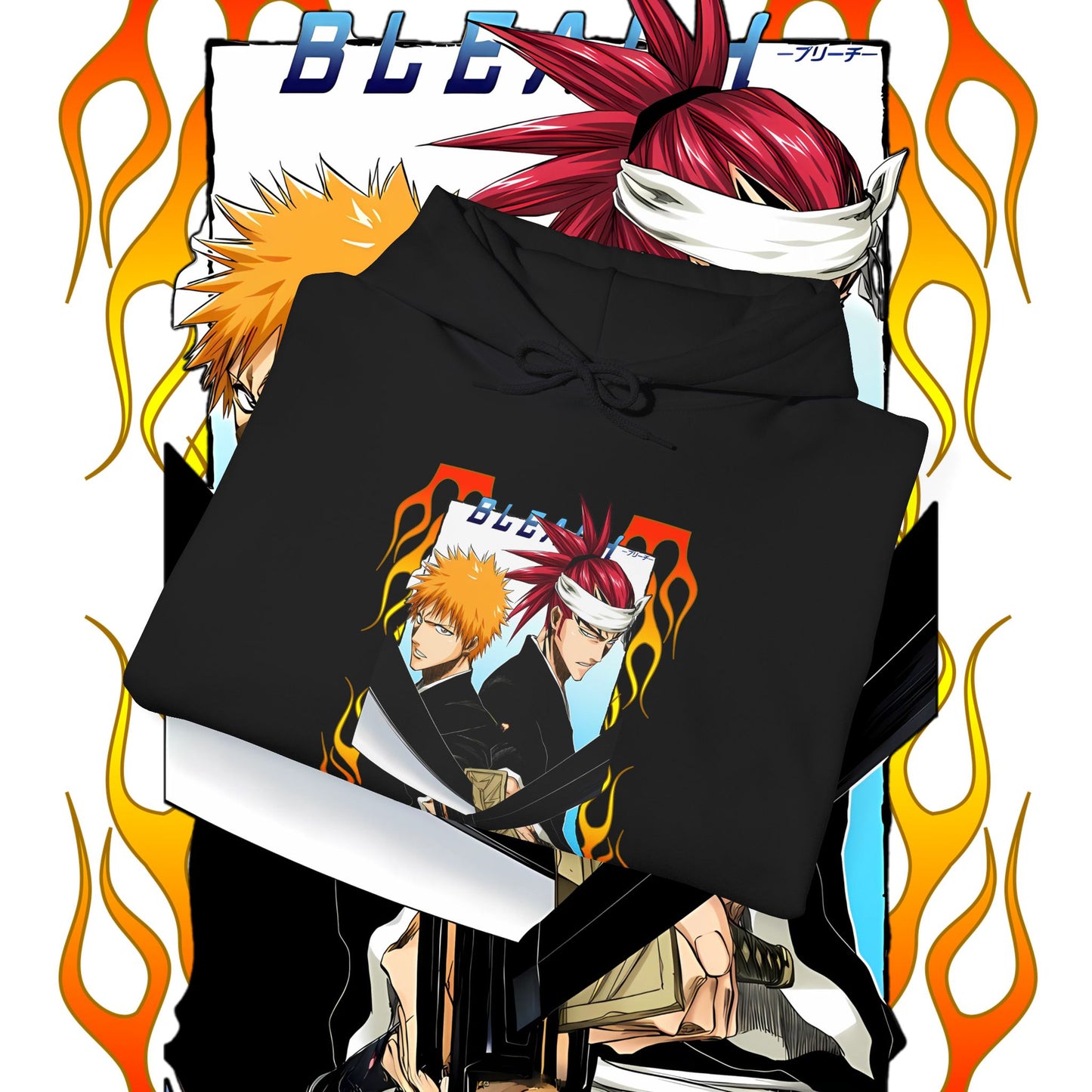 Bleach Ichigo Kurosaki Cotton Hoodie | Anime Streetwear