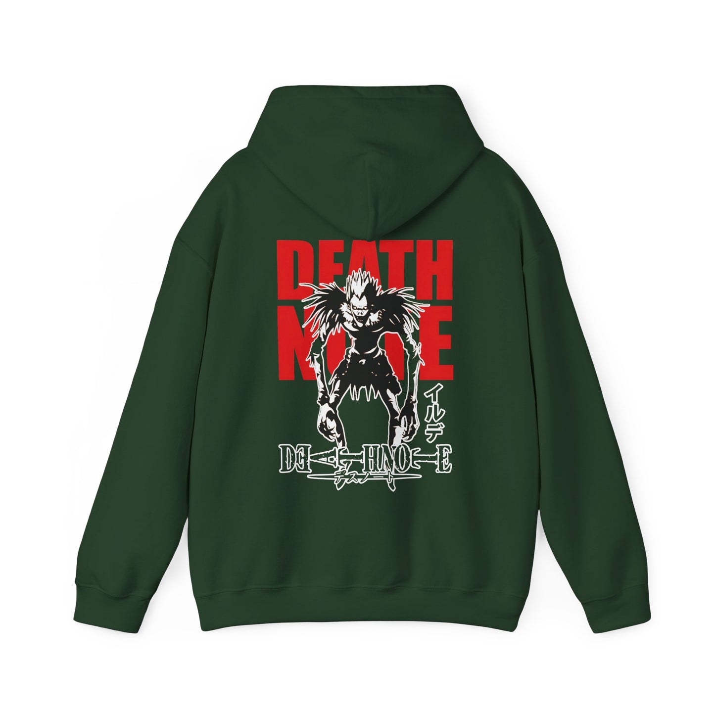 Ryuk Shinigami Death Note Back Print Hoodie – 100% Cotton Anime Sweatshirt for Dark Aesthetic Fans