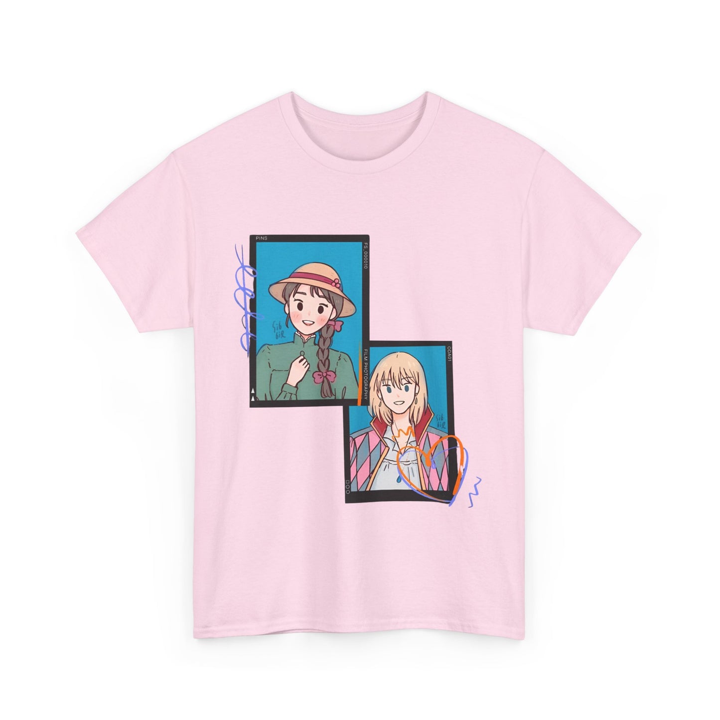 Sophie and Howl T-Shirt – 100% Cotton Studio Ghibli Shirt for Anime Lovers