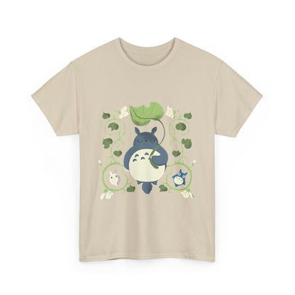 Totoro Nature Shirt – 100% Cotton Ghibli T-Shirt for Forest and Anime Lovers