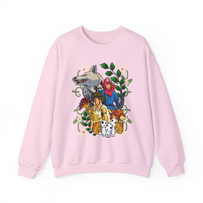 Princess Mononoke Art Cover Sweatshirt – 100% Cotton Studio Ghibli Anime Pullover