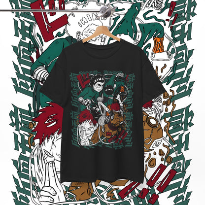 Rock Lee Naruto Graphic Tee – 100% Cotton Anime Shirt
