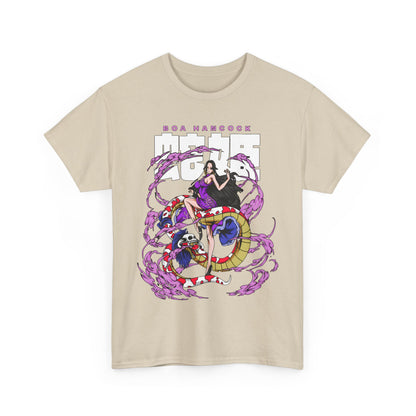 Boa Hancock T-Shirt – 100% Cotton One Piece Anime Tee for Fans
