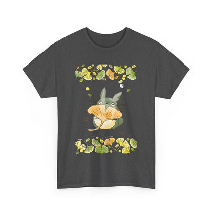 Totoro Flowers Dream T-Shirt – 100% Cotton Gildan 5000 | Studio Ghibli Aesthetic Anime Tee
