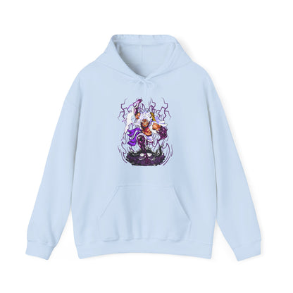 Luffy Gear 5 One Piece Hoodie – 100% Cotton Anime Hoodie for Straw Hat Fans