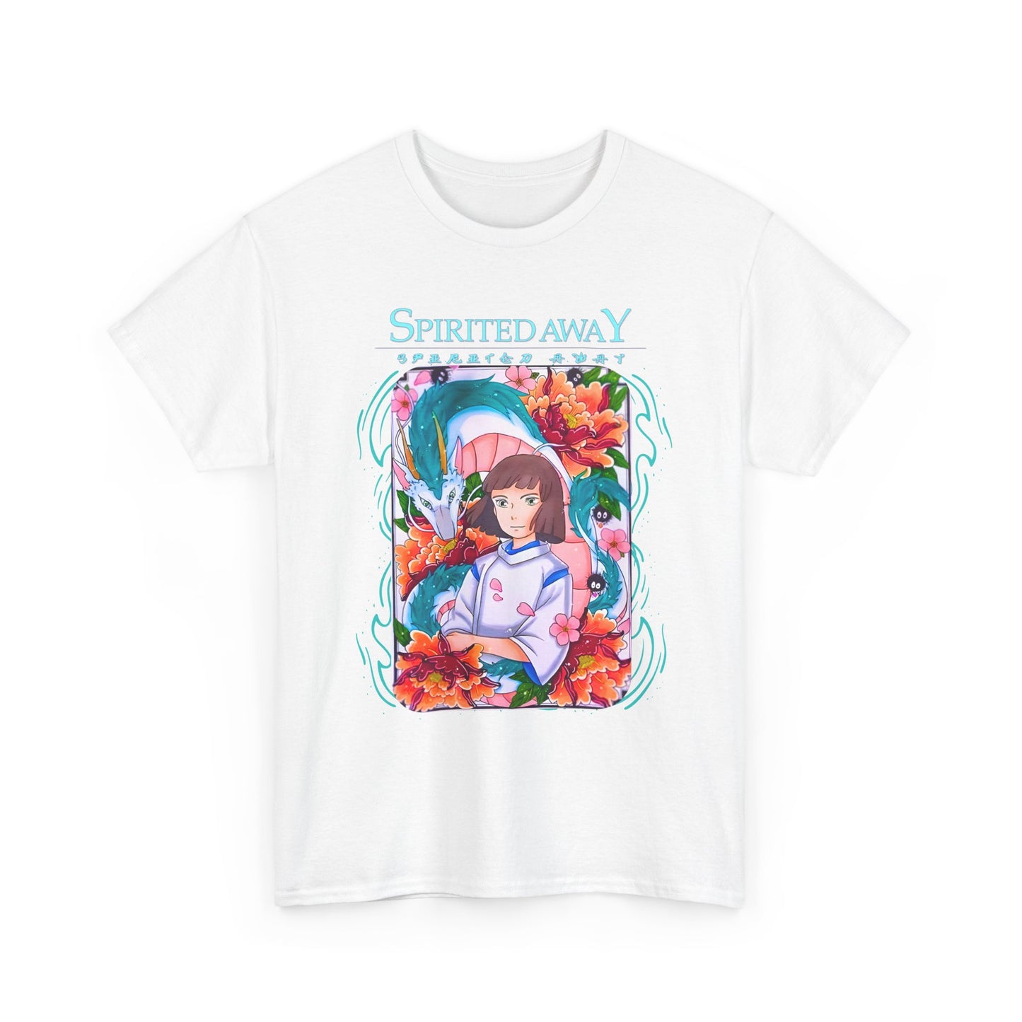 Haku Ghibli Art T-Shirt | 100% Cotton Spirited Away Dragon Anime Tee