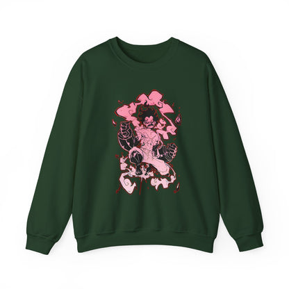 Luffy Gear Fourth Snakeman Sweatshirt – 100% Cotton One Piece Anime Pullover