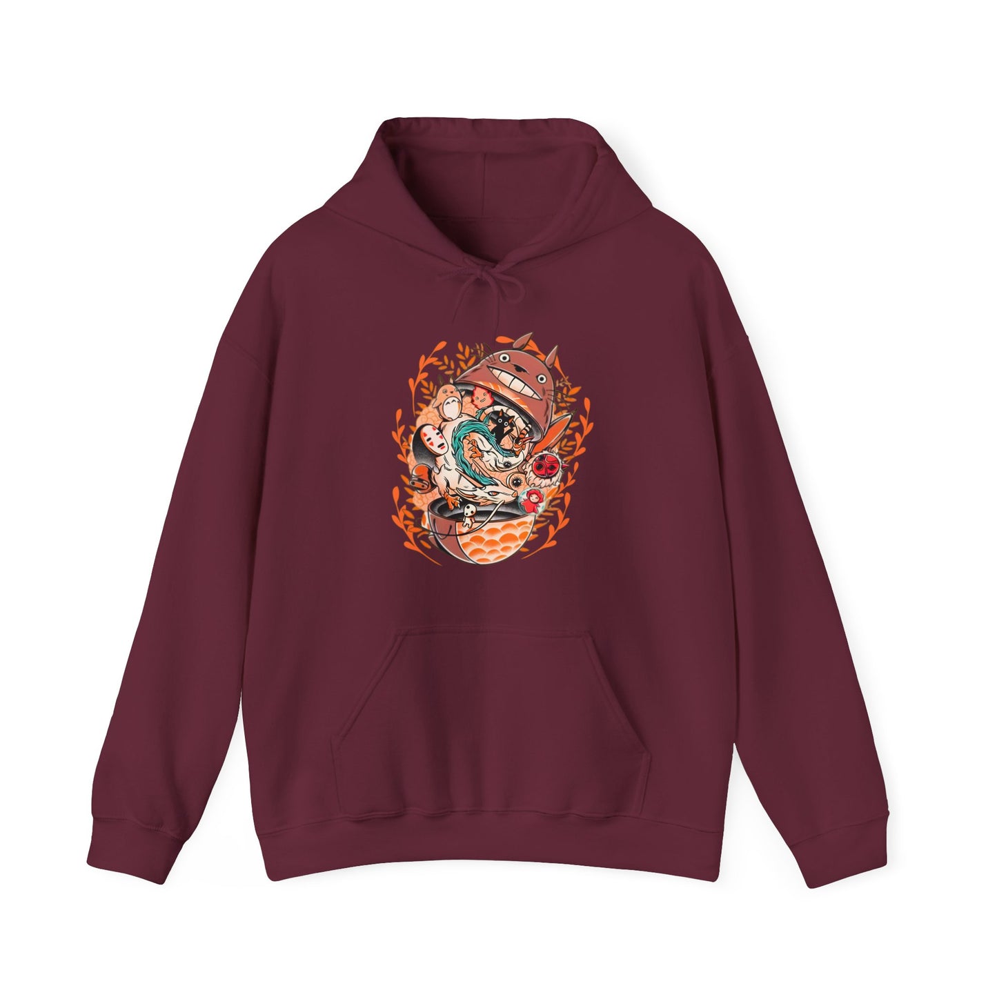 Totoro Matryoshka Hoodie – 100% Cotton Studio Ghibli Sweatshirt for Anime Fans