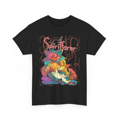 Spiritfarer T-Shirt – 100% Cotton Indie Game Tee Featuring Stella and Daffodil