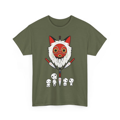Kodama Princess Mononoke T-Shirt 100% Cotton | Studio Ghibli Anime Tee