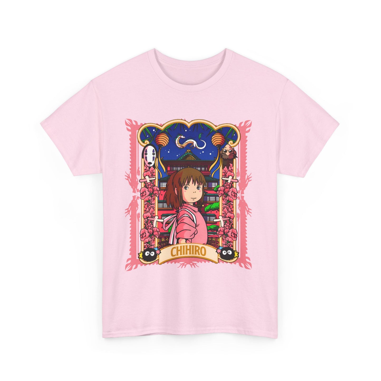 Spirited Away Chihiro T-Shirt – 100% Cotton Studio Ghibli Tee for Anime Fans