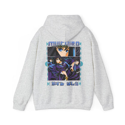Muichiro Tokito Demon Slayer Back Print Hoodie – 100% Cotton Anime Hoodie for Mist Hashira Fans