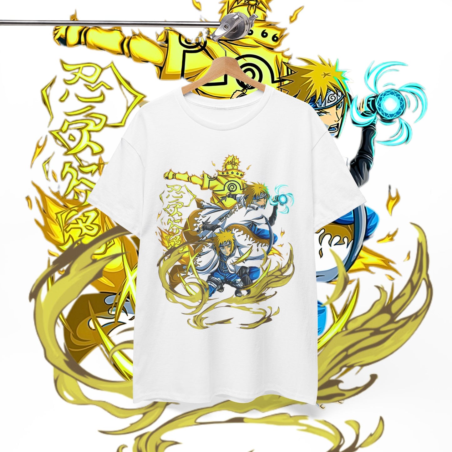 Minato Namikaze Naruto Shirt | 100% Cotton Anime Tee