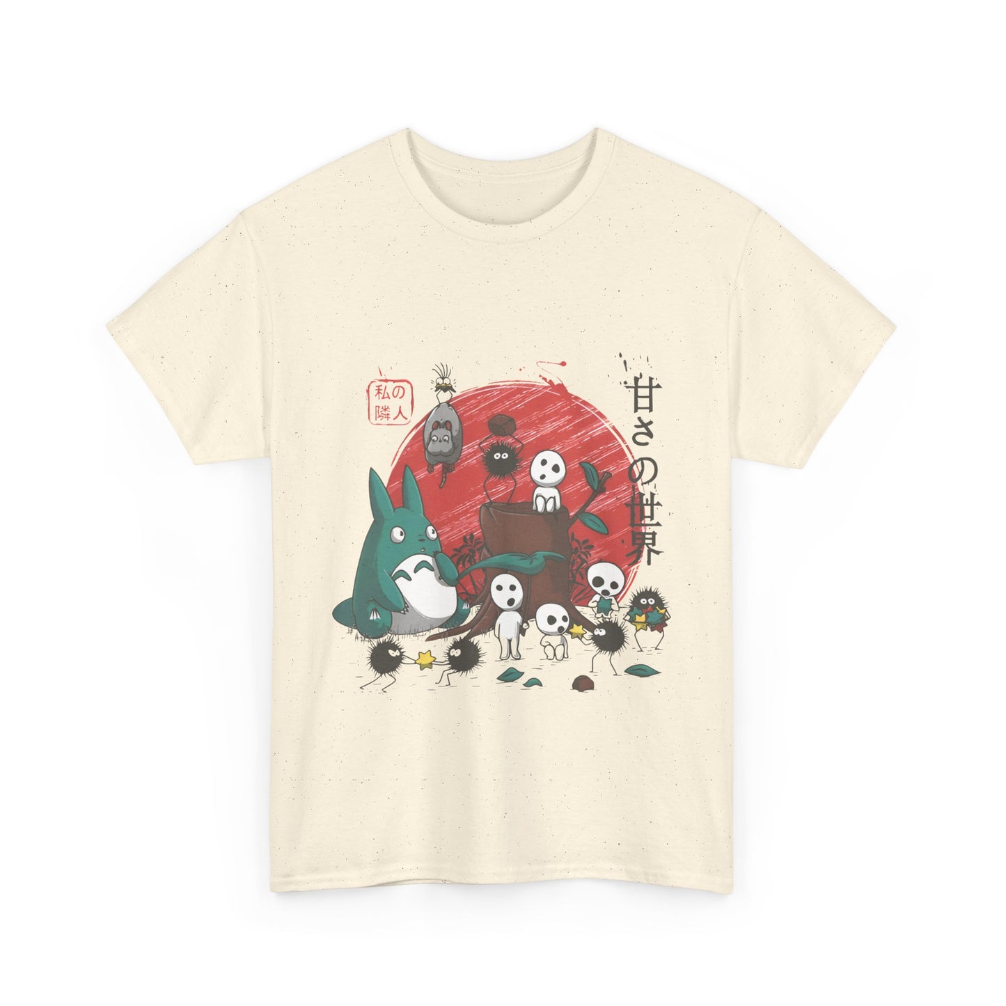 Ghibli Characters T-Shirt – 100% Cotton Anime Tee for Studio Ghibli Fans