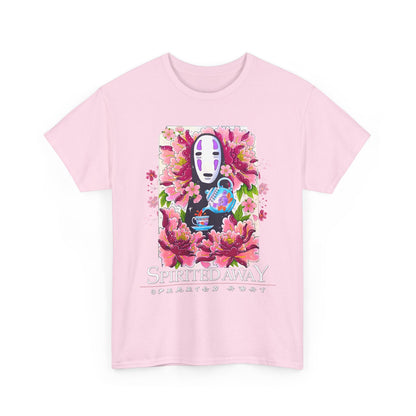 Spirited Away Tea Flowers T-Shirt | 100% Cotton Studio Ghibli Anime Tee