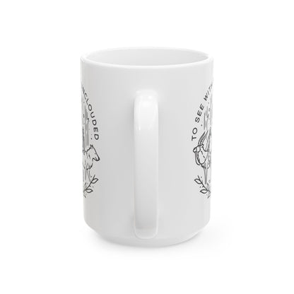 Princess Mononoke Art Mug – Studio Ghibli Ceramic Coffee Cup – 11oz & 15oz Anime Gift for Ghibli Fans