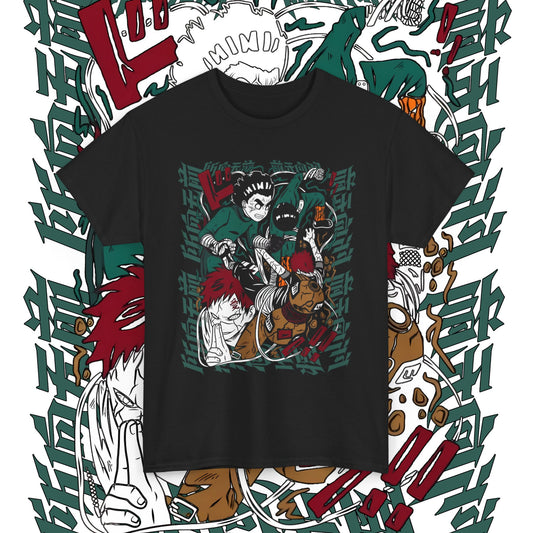 Rock Lee Naruto Graphic Tee – 100% Cotton Anime Shirt