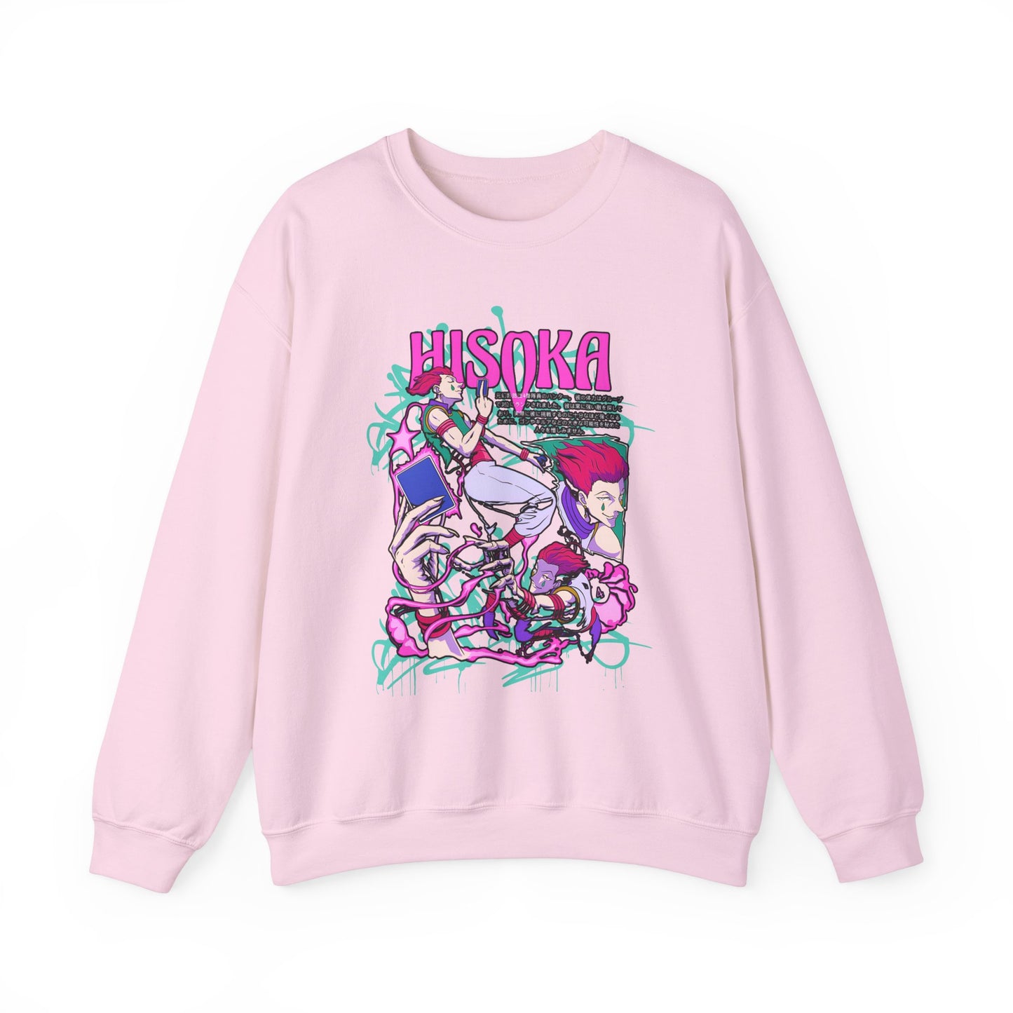 Hisoka Morow Hunter x Hunter Sweatshirt – 100% Cotton Cozy Anime Sweatshirt for True Fans