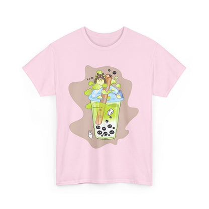 Ghibli Characters Smoothie T-Shirt | 100% Cotton Studio Ghibli Anime Tee