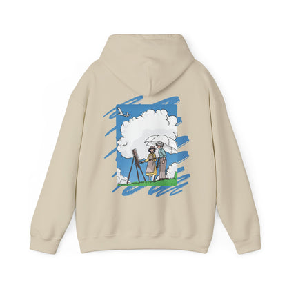 The Wind Rises Hoodie with Back Print – 100% Cotton Studio Ghibli Inspired Pullover