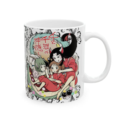 Spirited Away Cool Anime Mug – Studio Ghibli Ceramic Coffee Cup – 11oz & 15oz Gift for Anime Fans