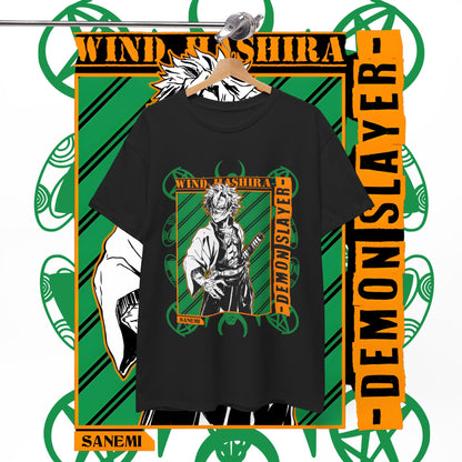 Sanemi Shinazugawa Hashira T-Shirt | Demon Slayer | 100% Cotton Anime Tee